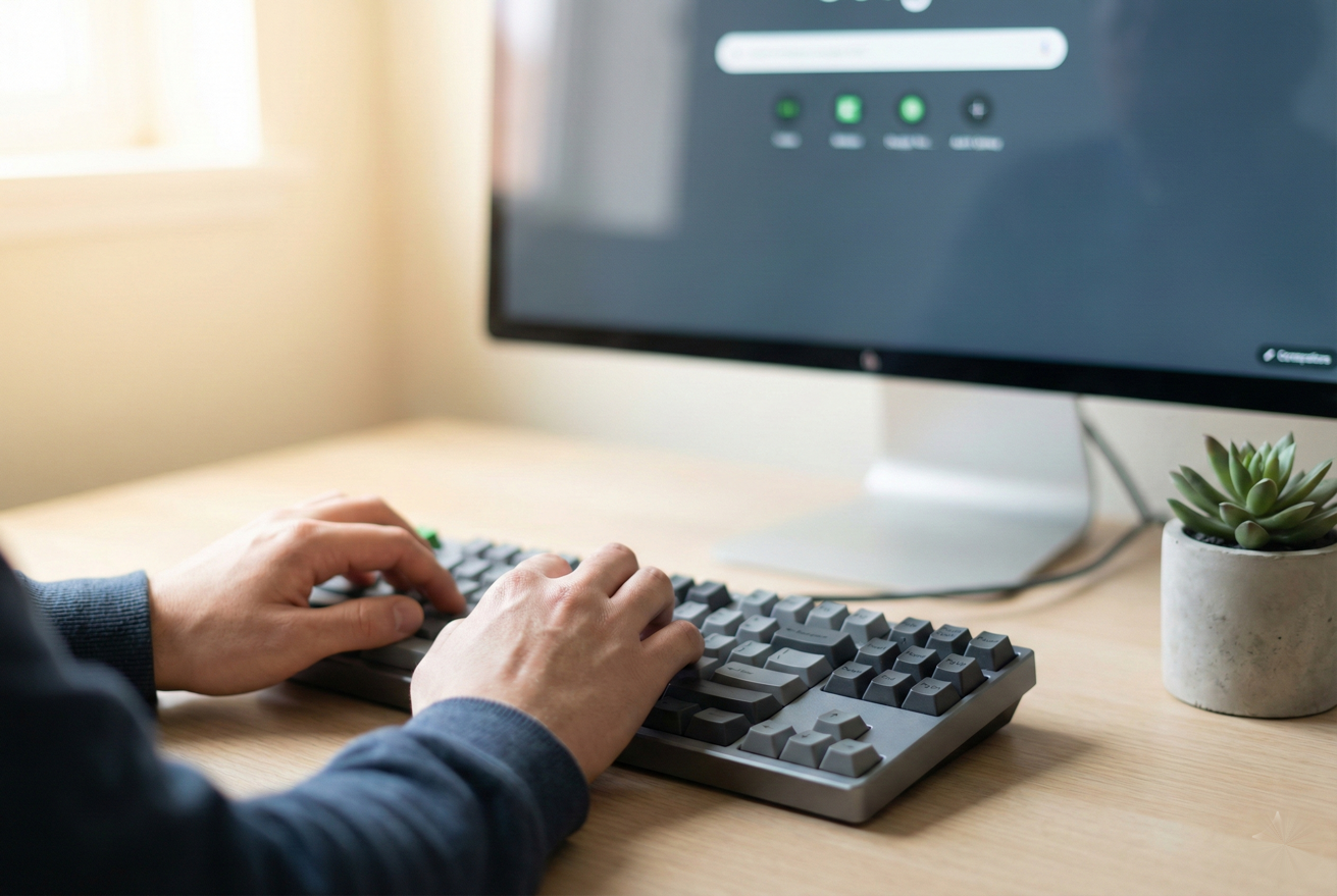 Compliance officer searching enterprise communications